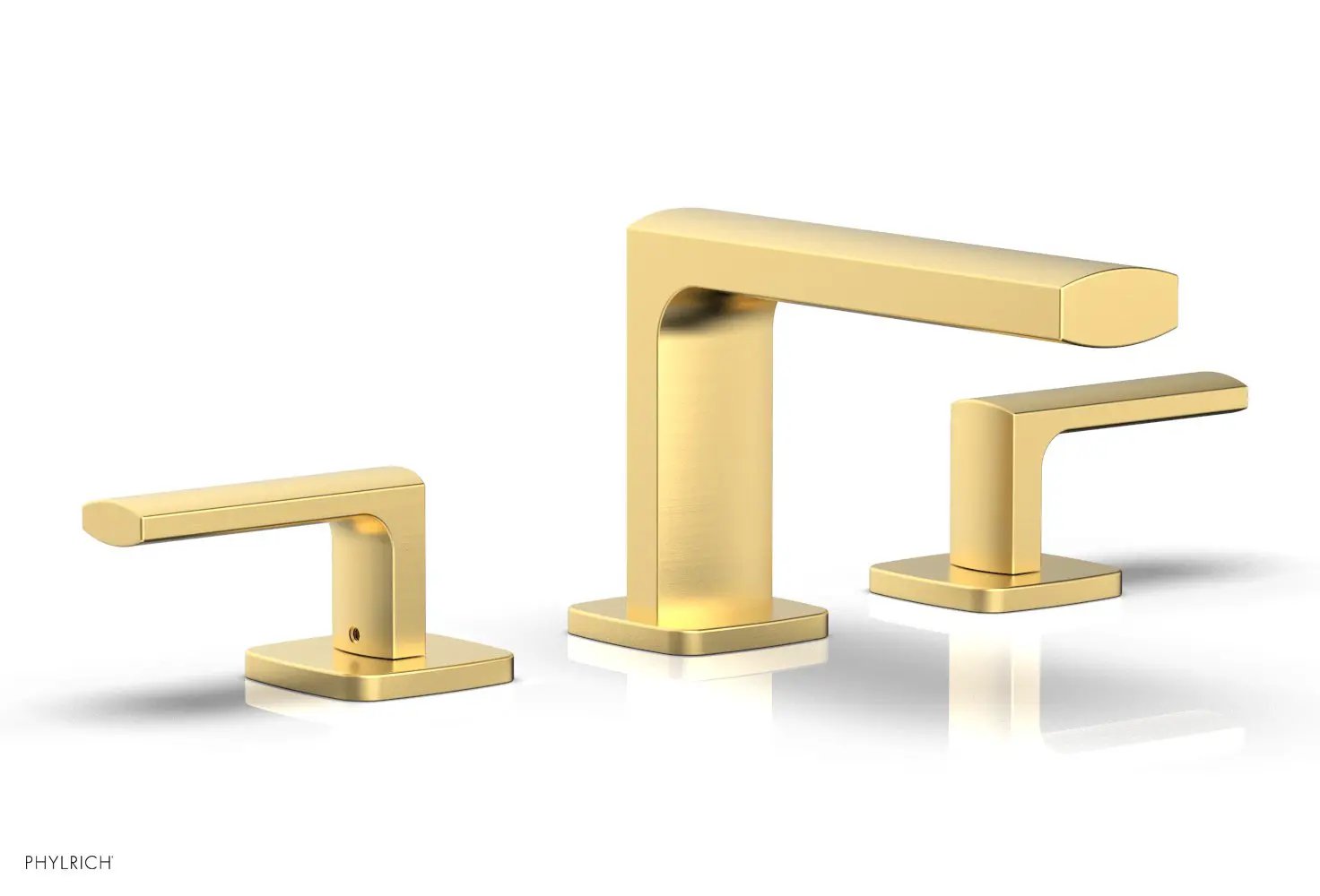 Phylrich RADI Widespread Faucet - Lever Handles Low Spout by Phylrich