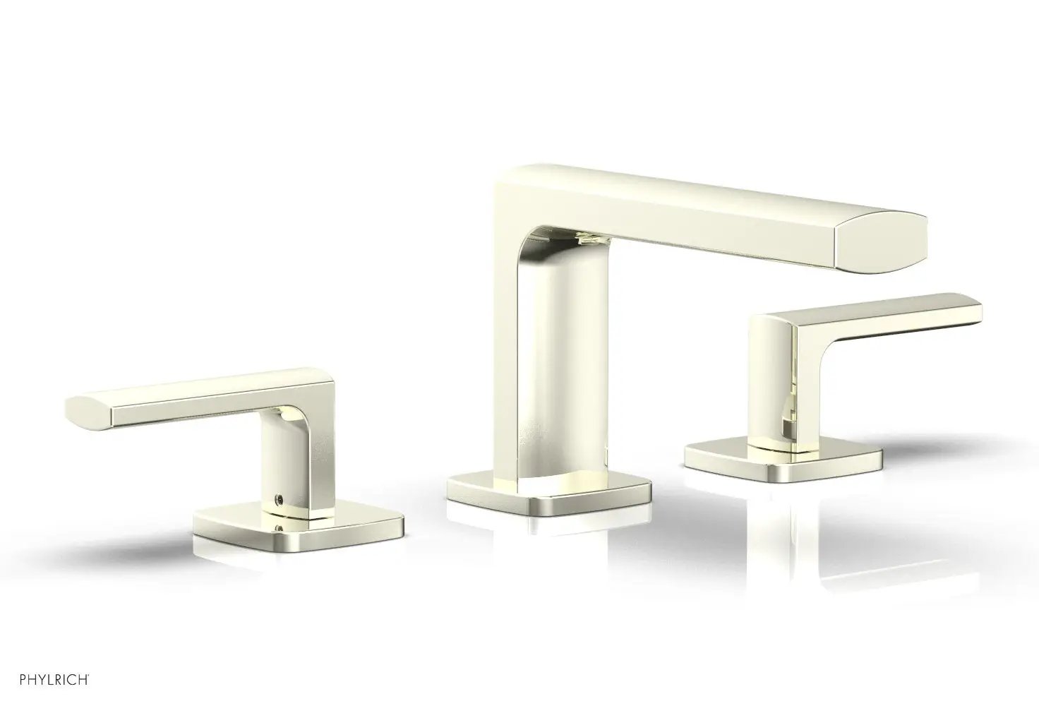 Phylrich RADI Widespread Faucet - Lever Handles Low Spout by Phylrich
