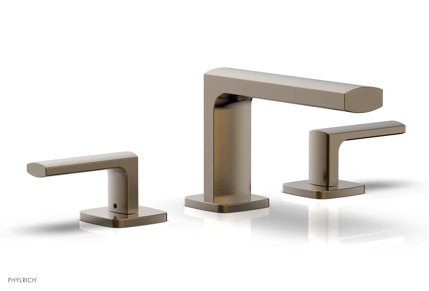 Phylrich RADI Widespread Faucet - Lever Handles Low Spout by Phylrich