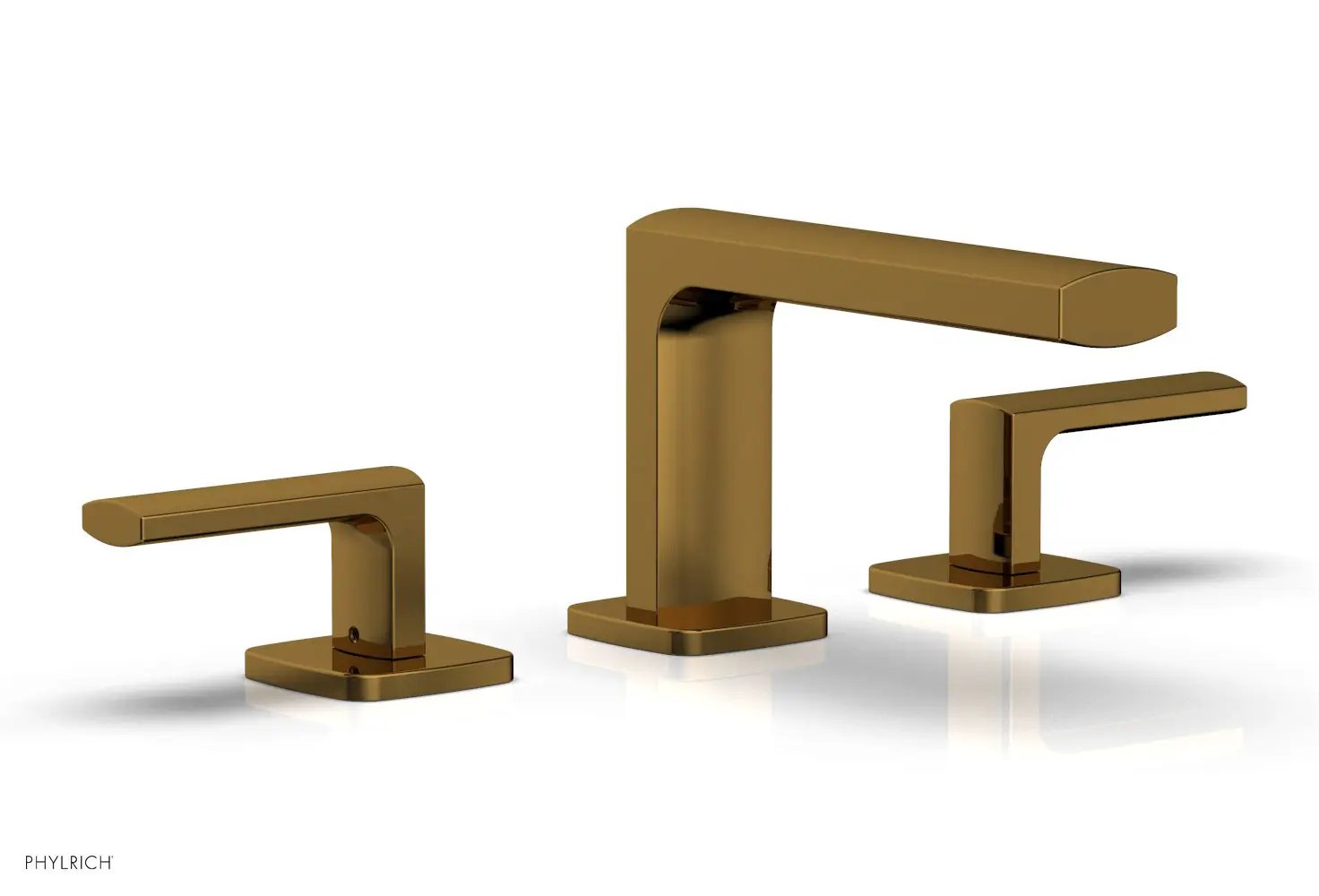 Phylrich RADI Widespread Faucet - Lever Handles Low Spout by Phylrich