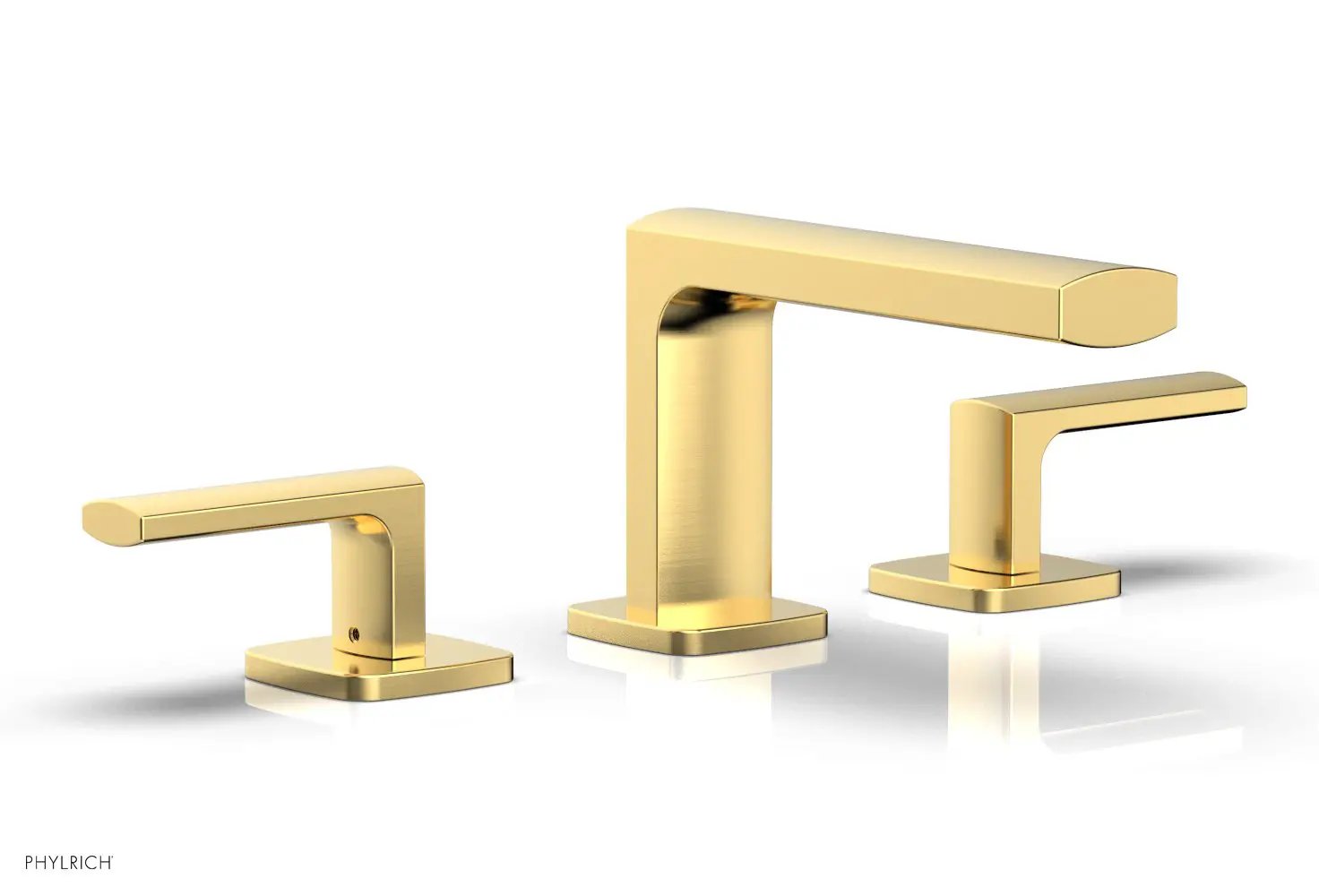 Phylrich RADI Widespread Faucet - Lever Handles Low Spout by Phylrich