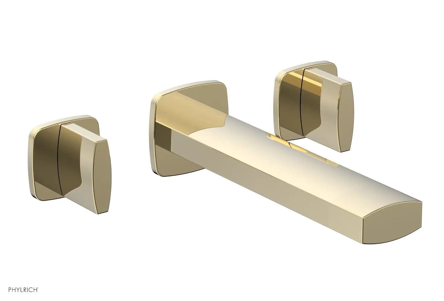Phylrich RADI Wall Lavatory Set - Blade Handles by Phylrich