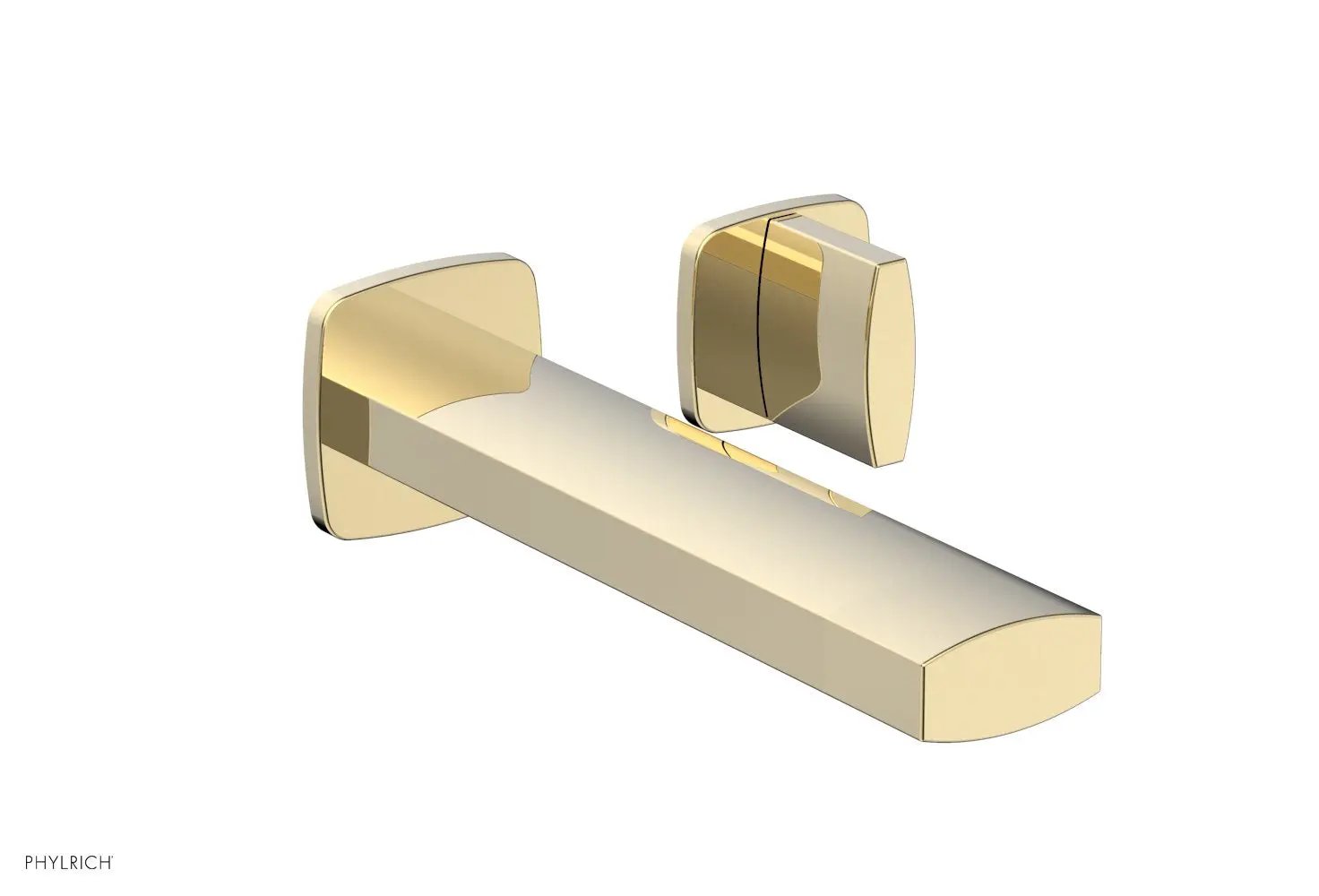 Phylrich RADI Single Handle Wall Lavatory Set - Blade Handles by Phylrich