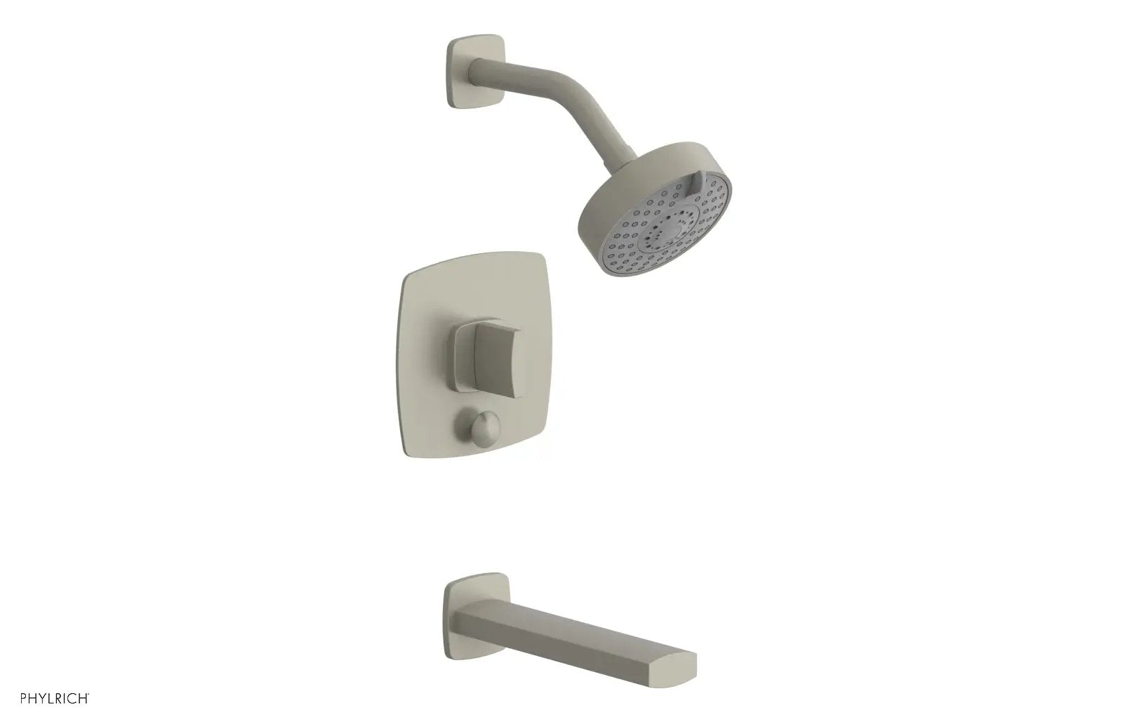 Phylrich RADI Pressure Balance Tub and Shower Set - Blade Handle by Phylrich