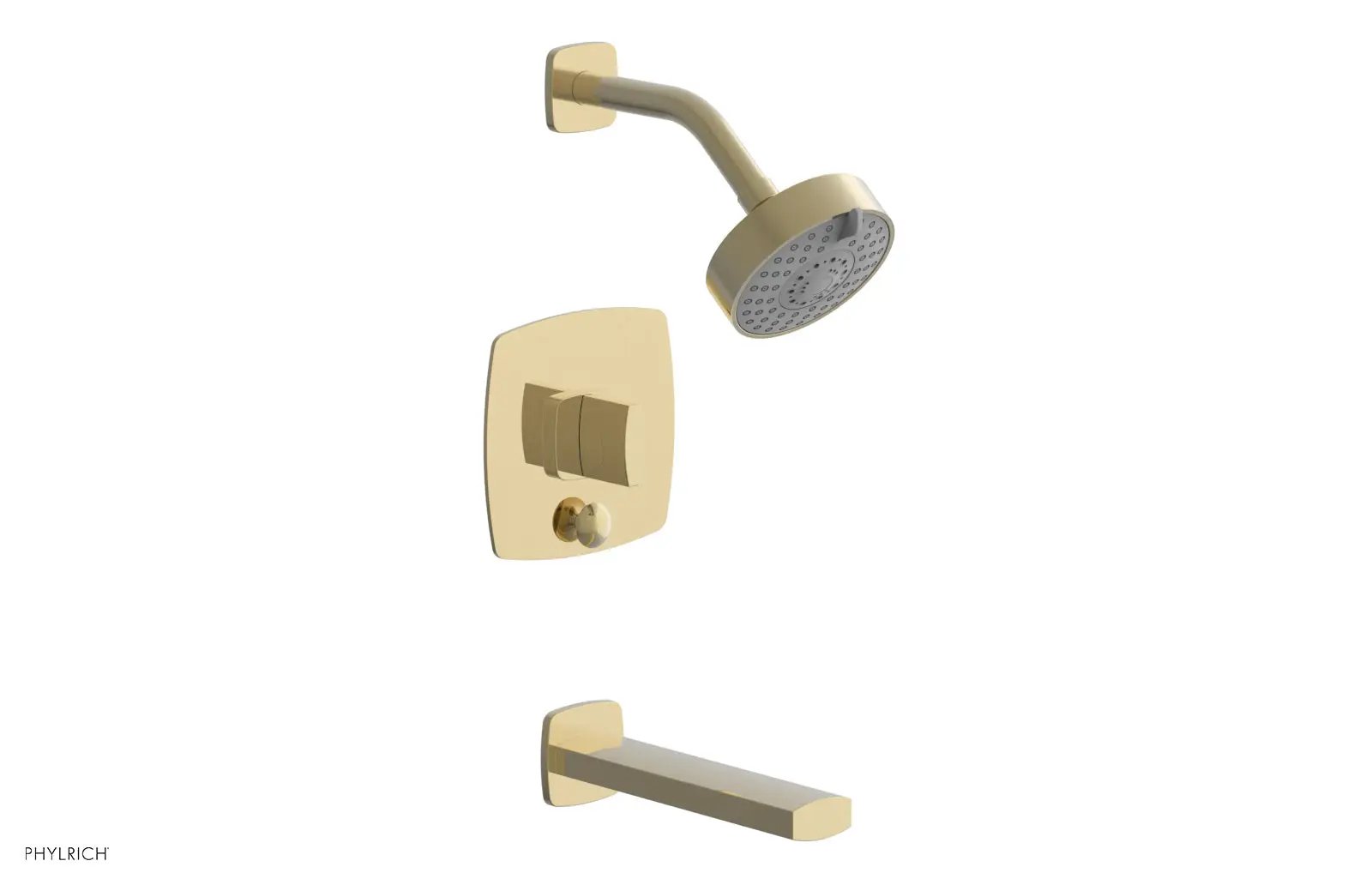 Phylrich RADI Pressure Balance Tub and Shower Set - Blade Handle by Phylrich