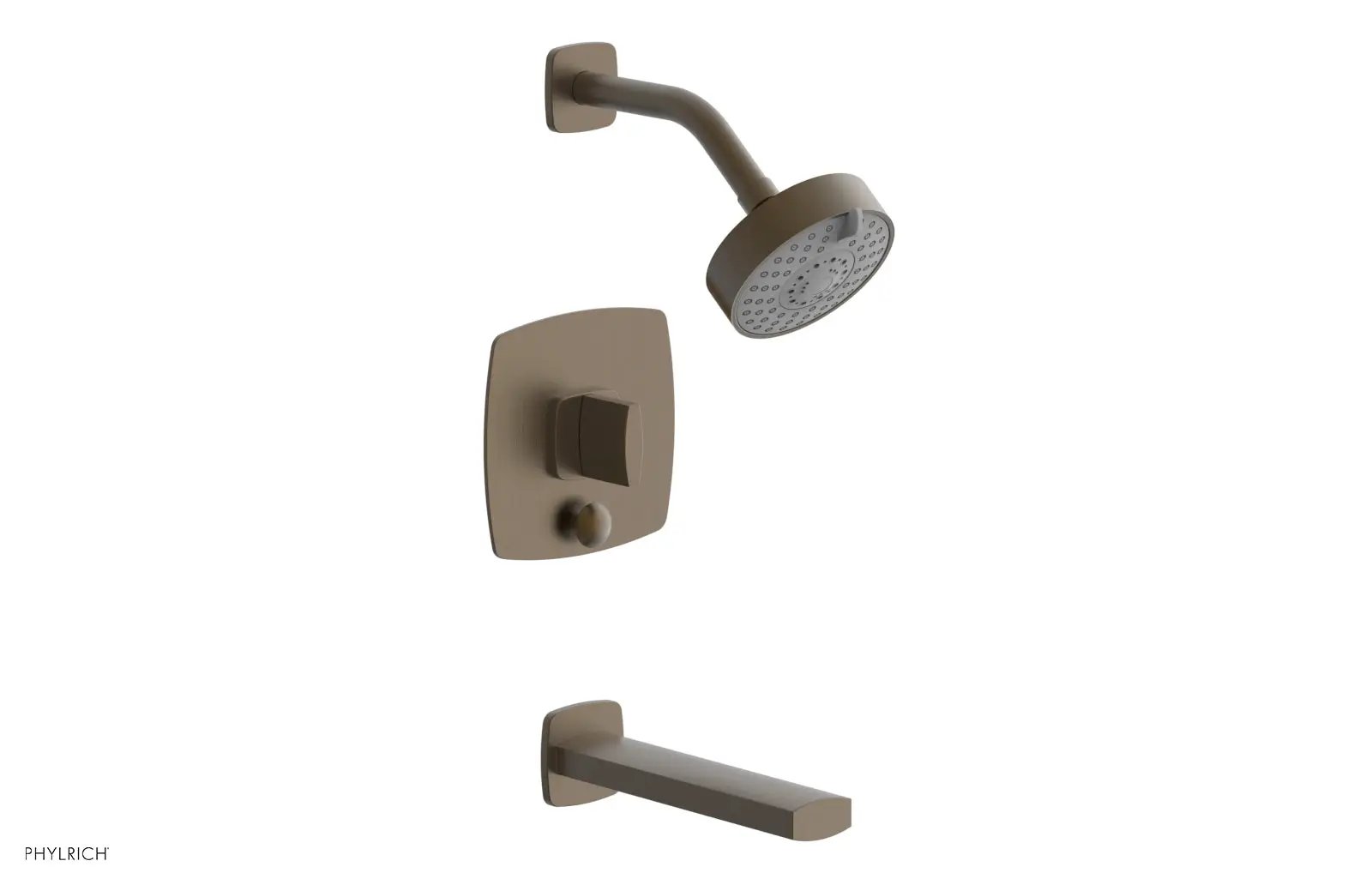Phylrich RADI Pressure Balance Tub and Shower Set - Blade Handle by Phylrich