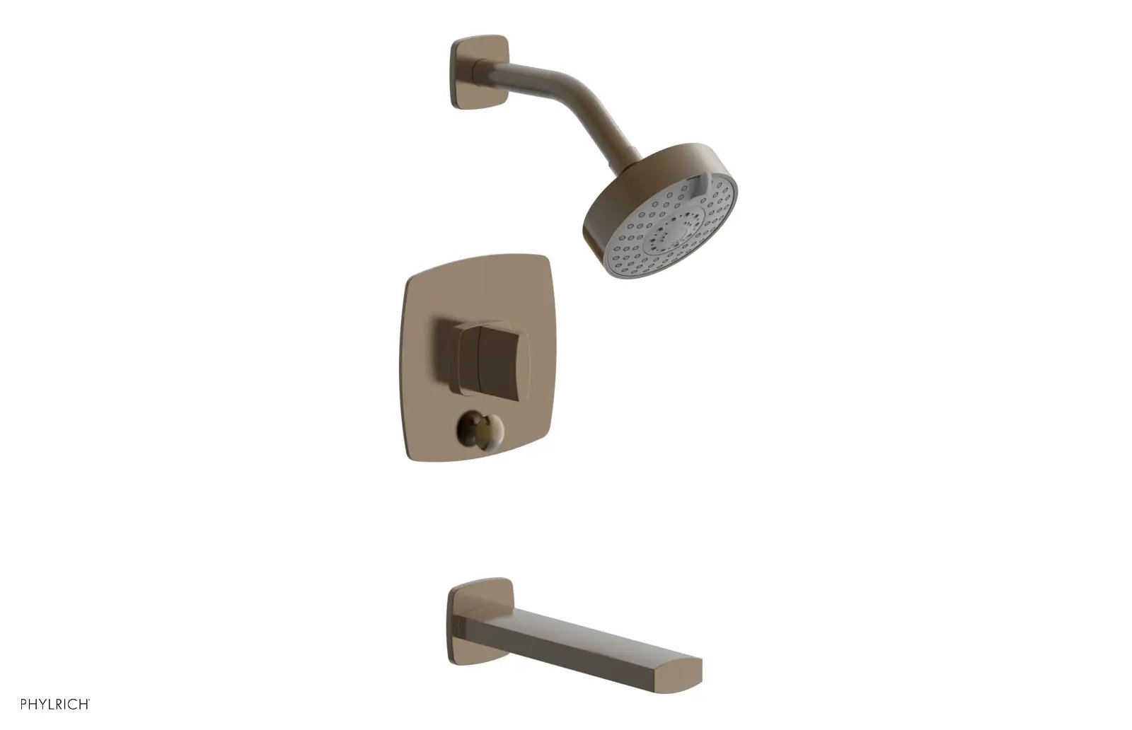 Phylrich RADI Pressure Balance Tub and Shower Set - Blade Handle by Phylrich