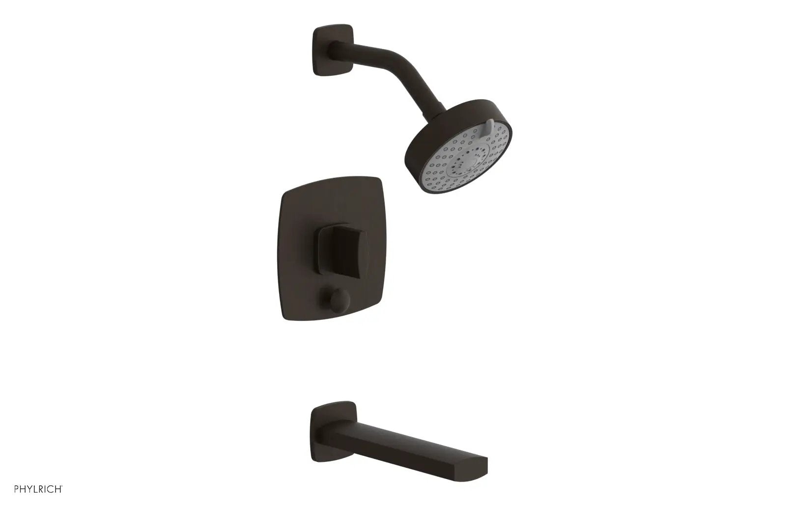 Phylrich RADI Pressure Balance Tub and Shower Set - Blade Handle by Phylrich