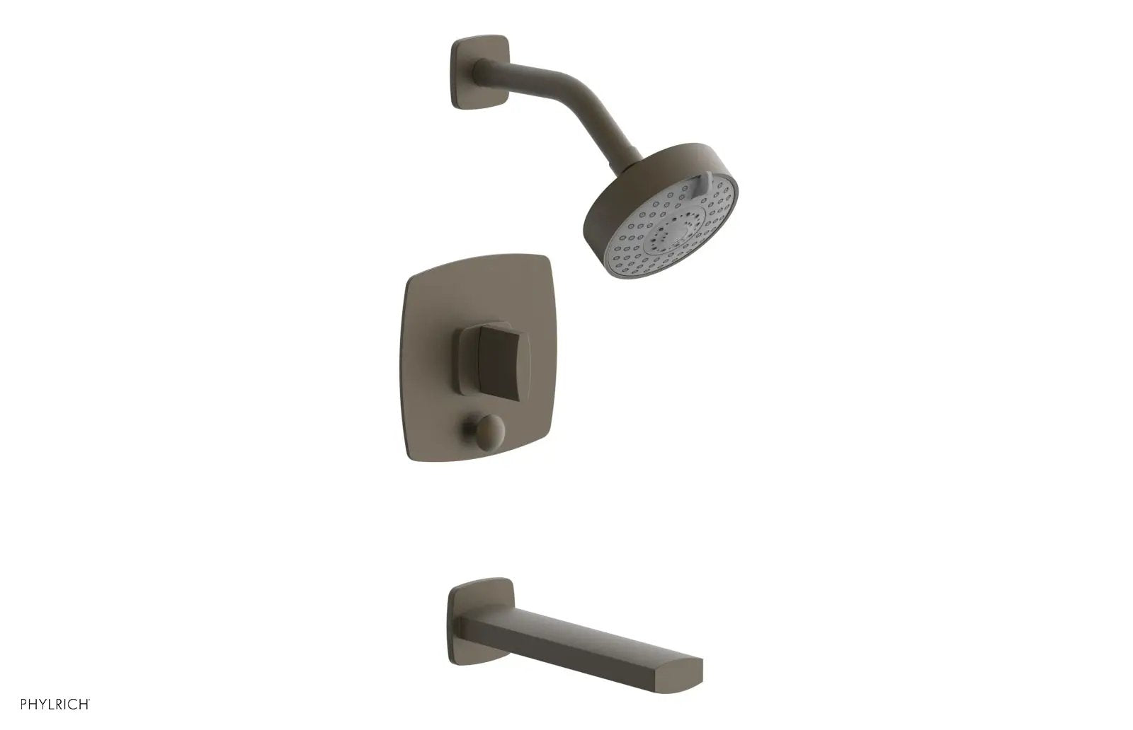 Phylrich RADI Pressure Balance Tub and Shower Set - Blade Handle by Phylrich