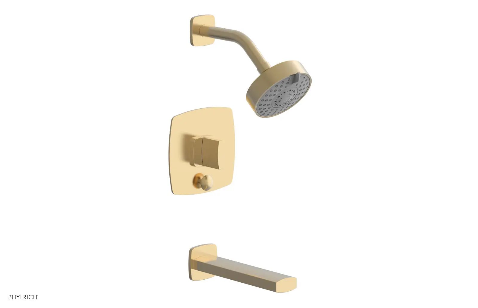 Phylrich RADI Pressure Balance Tub and Shower Set - Blade Handle by Phylrich