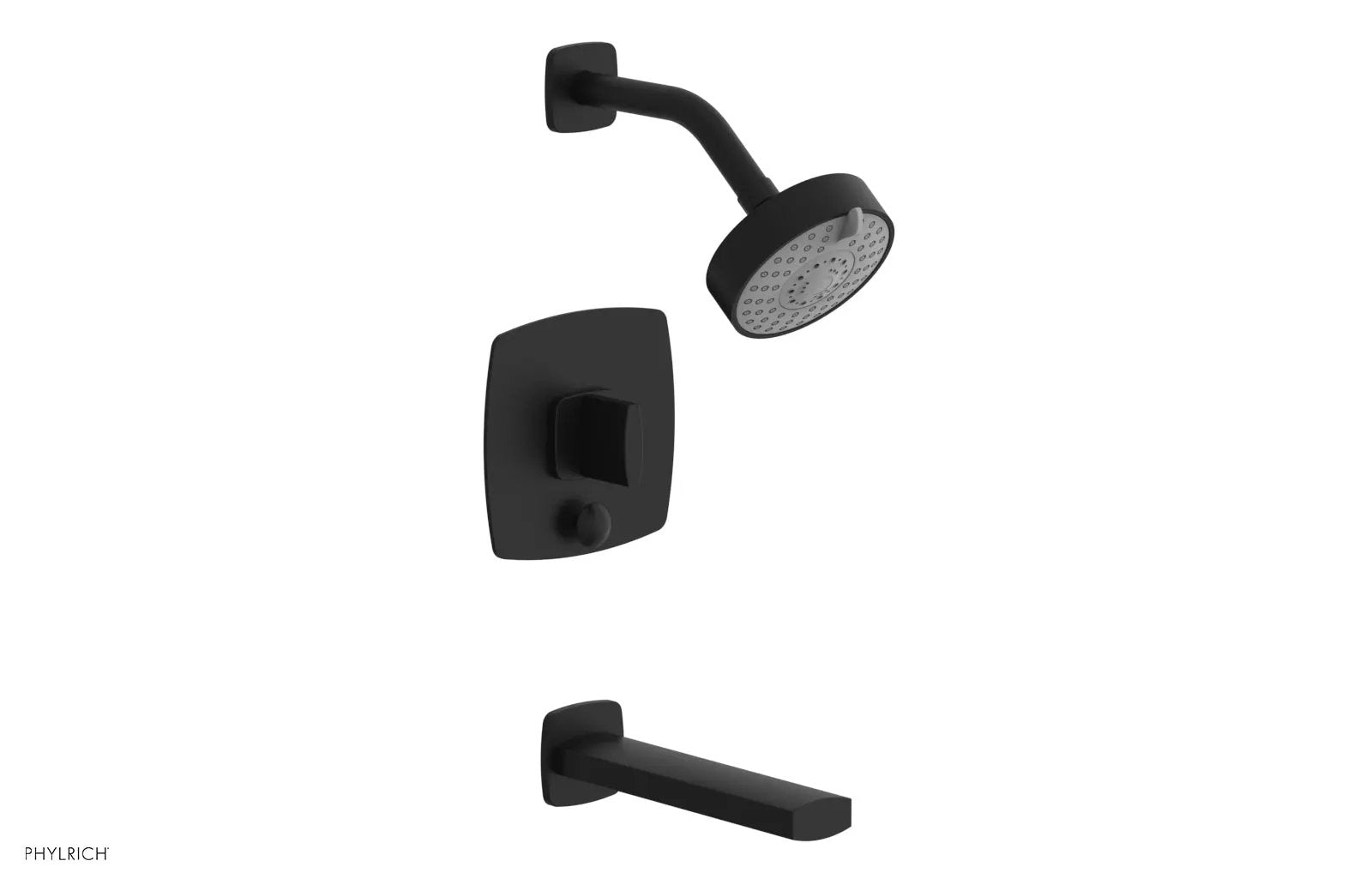 Phylrich RADI Pressure Balance Tub and Shower Set - Blade Handle by Phylrich