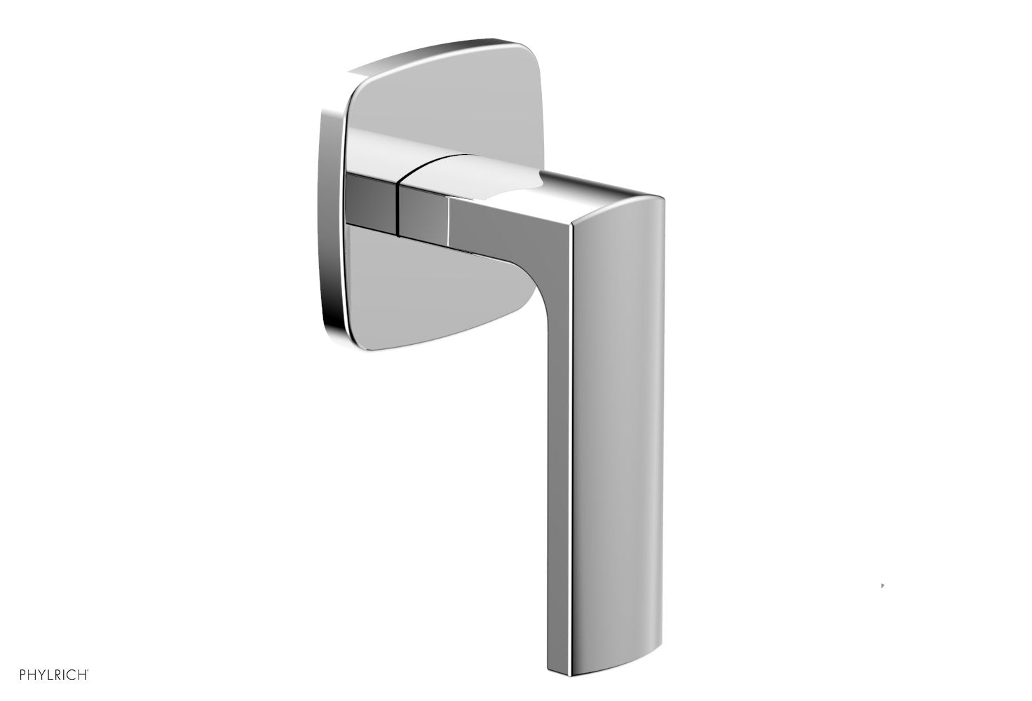 polished chrome volume control diverter