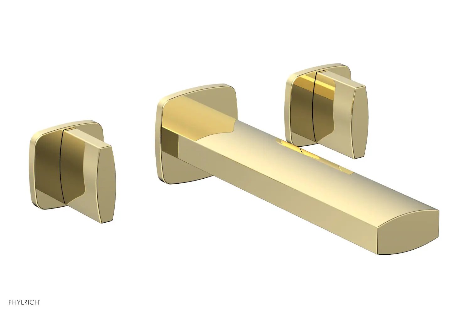 Phylrich RADI Wall Tub Set - Blade Handles by Phylrich