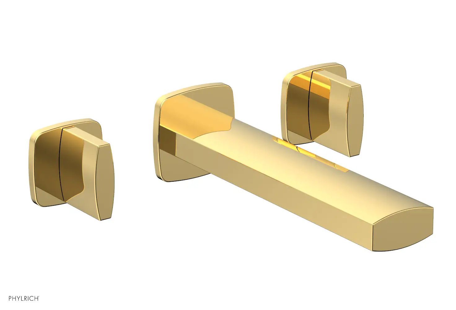 Phylrich RADI Wall Tub Set - Blade Handles by Phylrich