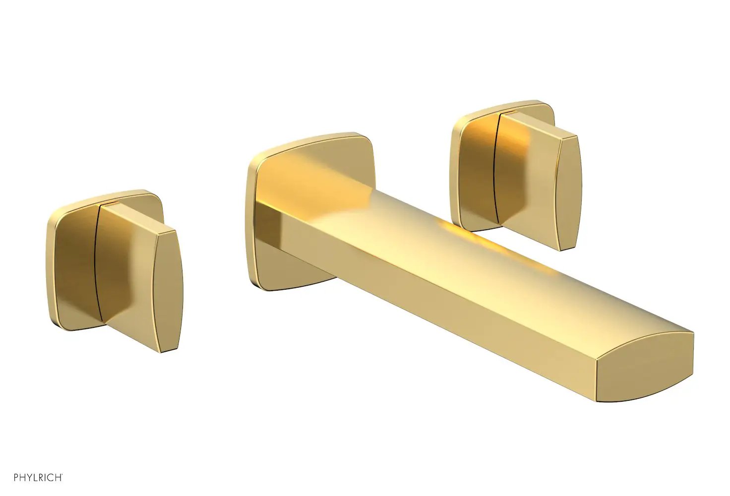 Phylrich RADI Wall Tub Set - Blade Handles by Phylrich