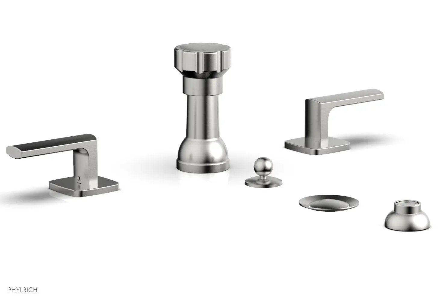 Phylrich RADI Four Hole Bidet Set, Lever Handles by Phylrich
