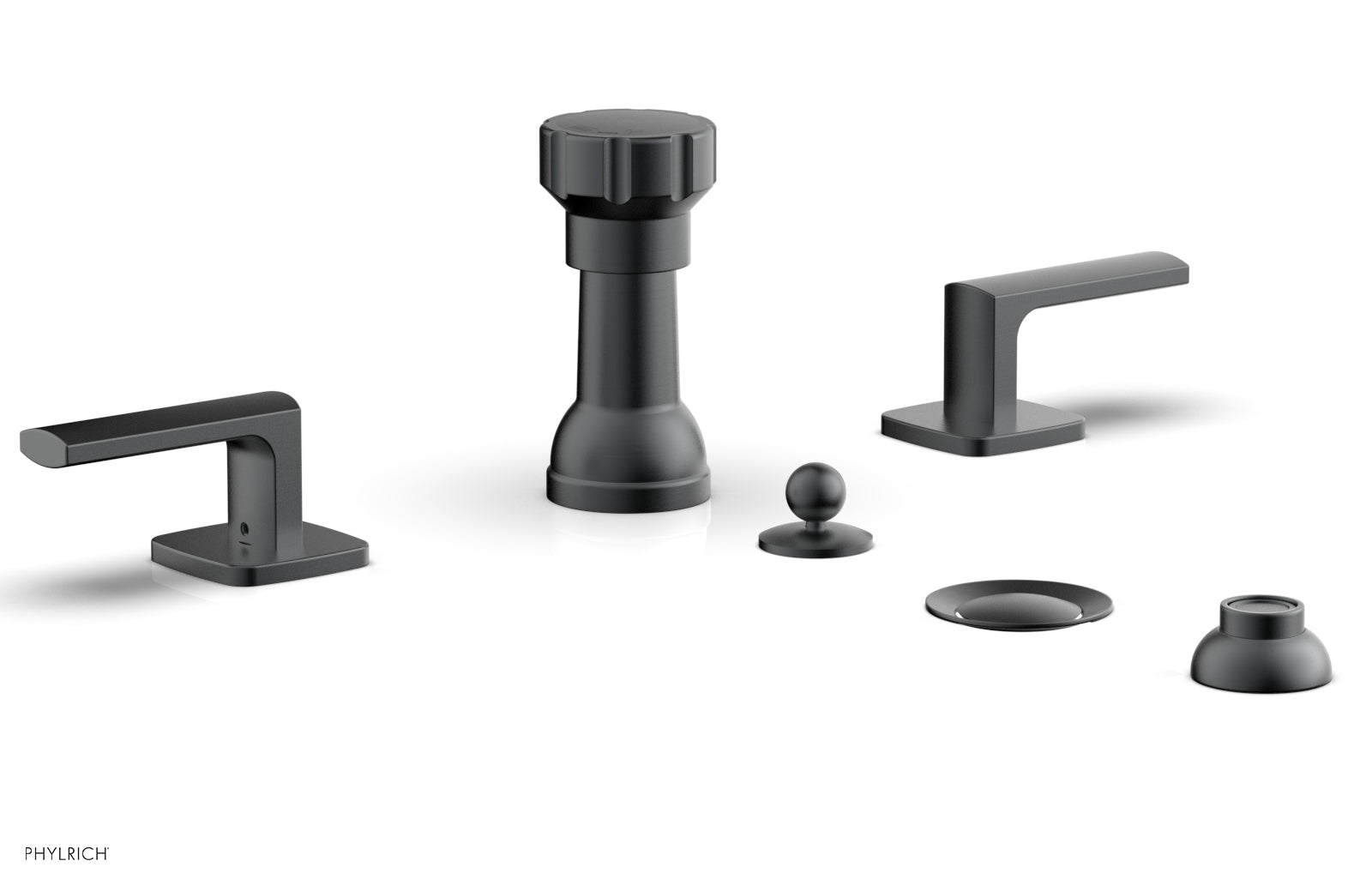 Phylrich RADI Four Hole Bidet Set, Lever Handles