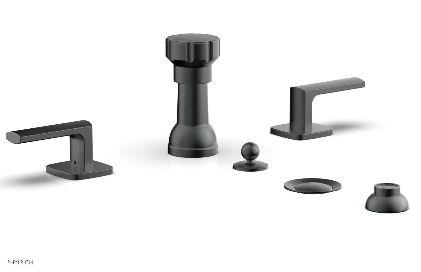 Phylrich RADI Four Hole Bidet Set, Lever Handles by Phylrich