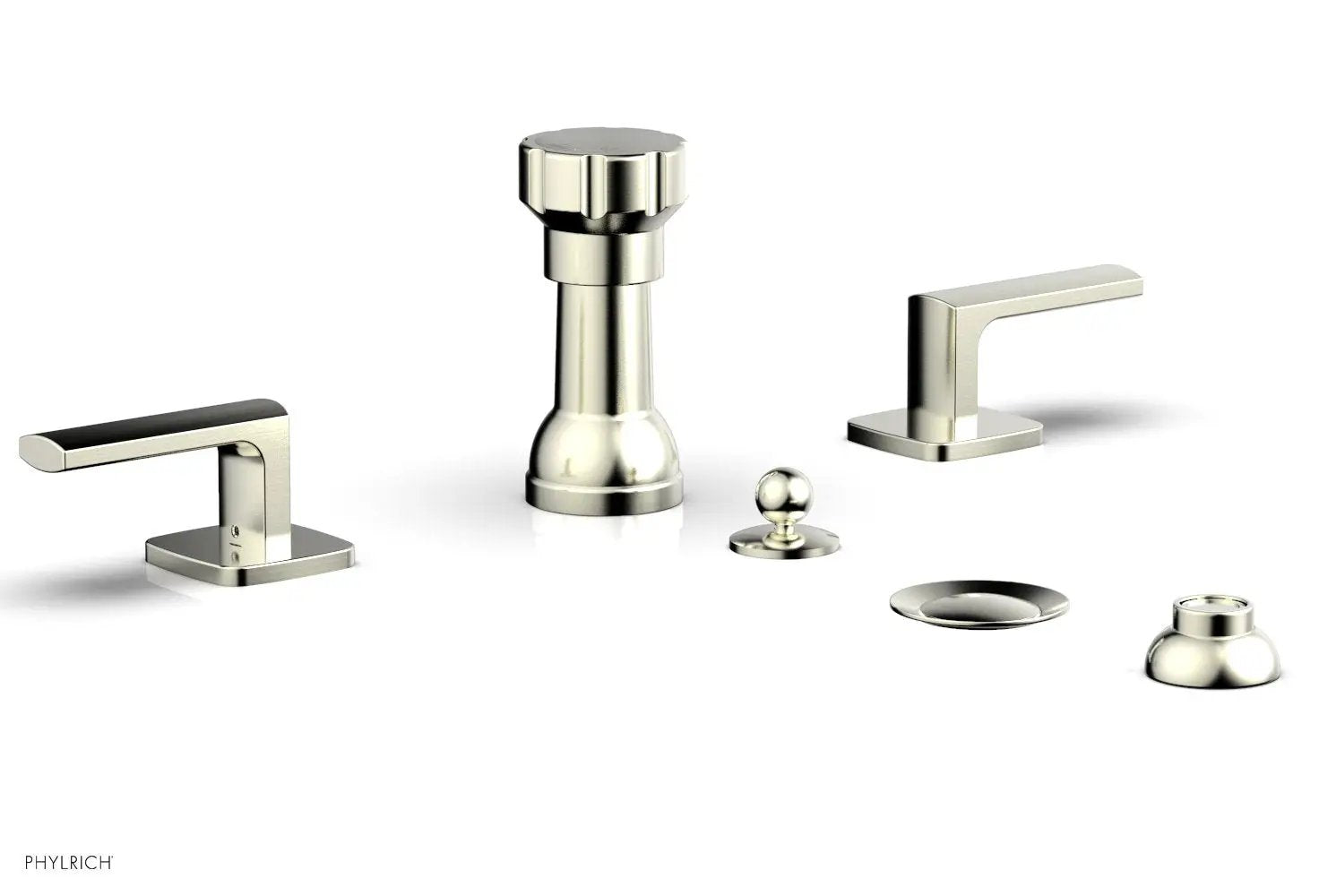Phylrich RADI Four Hole Bidet Set, Lever Handles by Phylrich