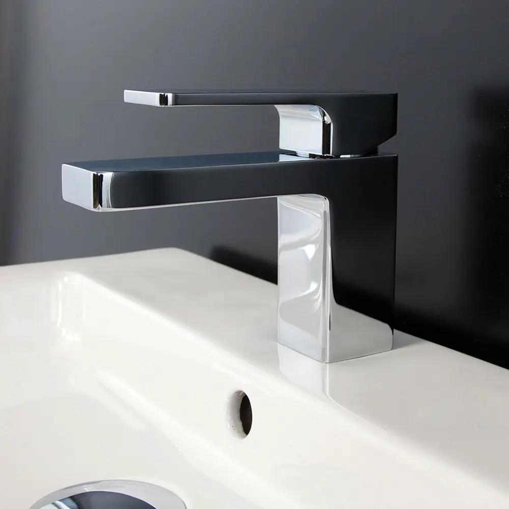 polished chrome faucet