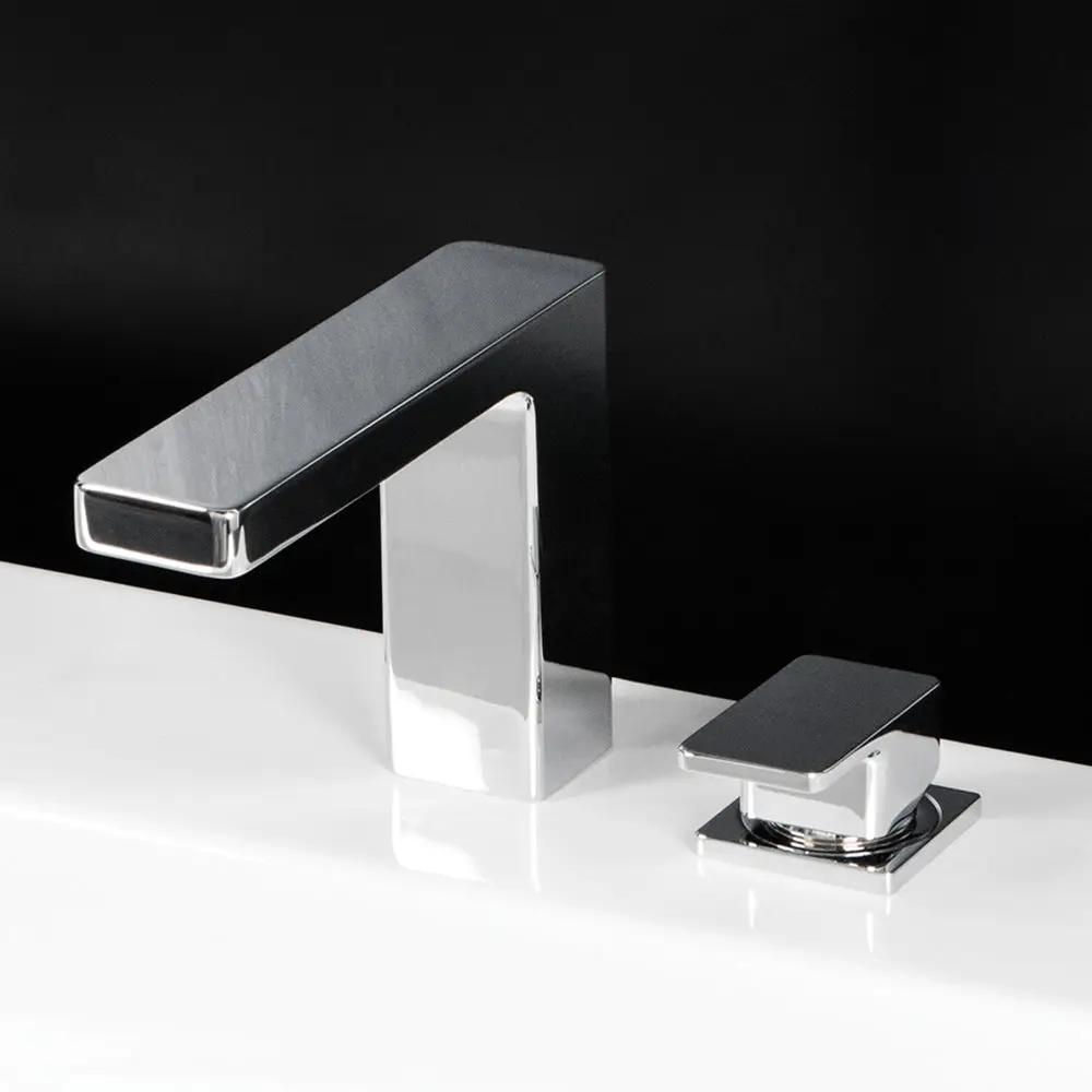 polished chrome faucet