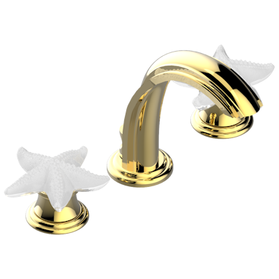 THG Paris Océania Widespread Lavatory Set with Drain by THG Paris