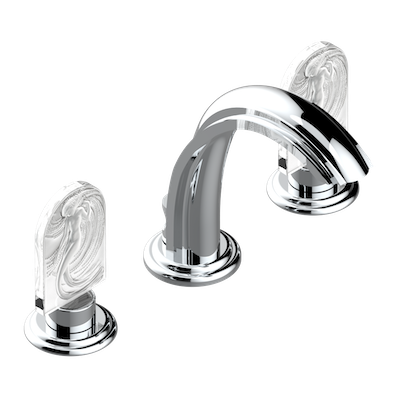 chrome polished faucet