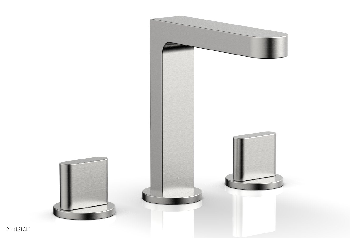 Phylrich ROND Widespread Faucet - Blade Handles High Spout