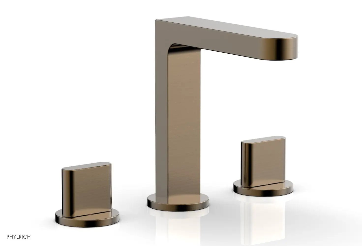 Phylrich ROND Widespread Faucet - Blade Handles High Spout by Phylrich