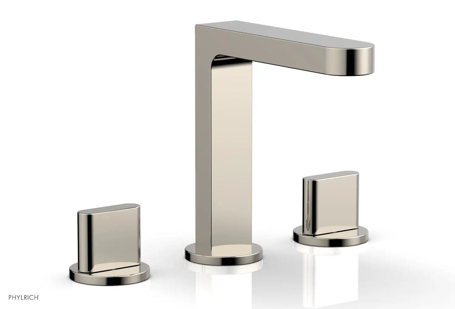Phylrich ROND Widespread Faucet - Blade Handles High Spout by Phylrich