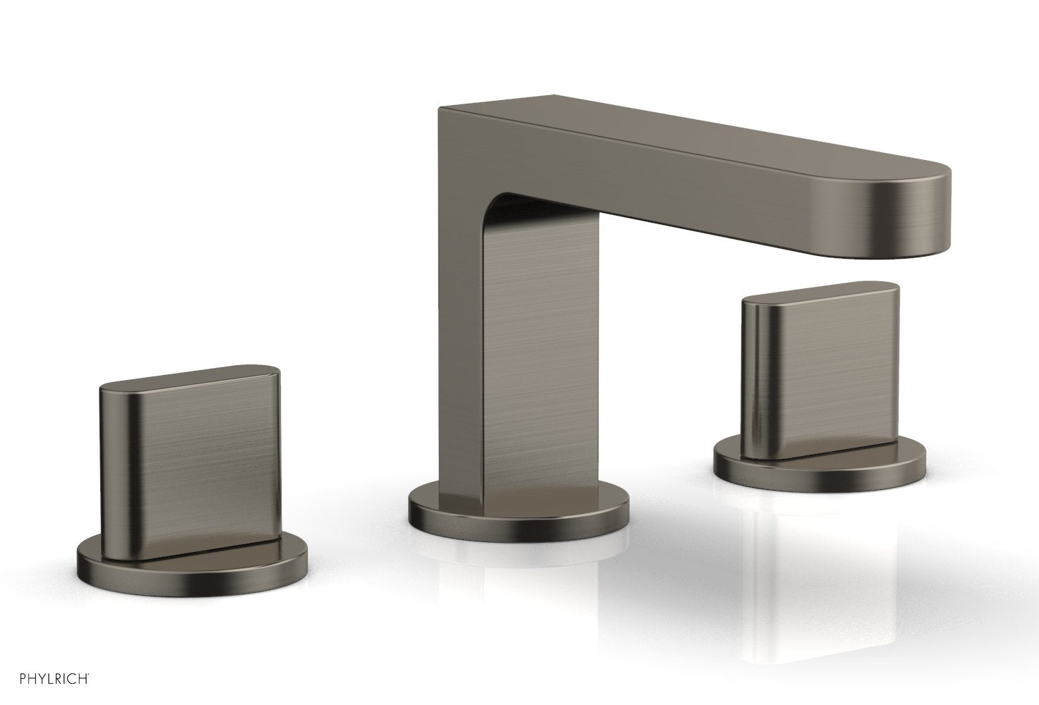 Phylrich ROND Widespread Faucet - Blade Handles Low Spout