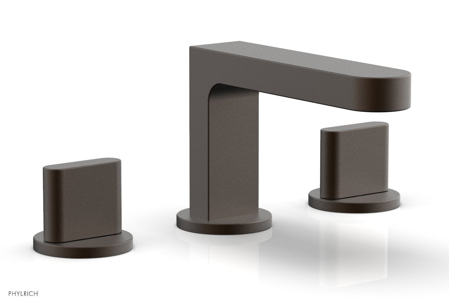 Phylrich ROND Widespread Faucet - Blade Handles Low Spout