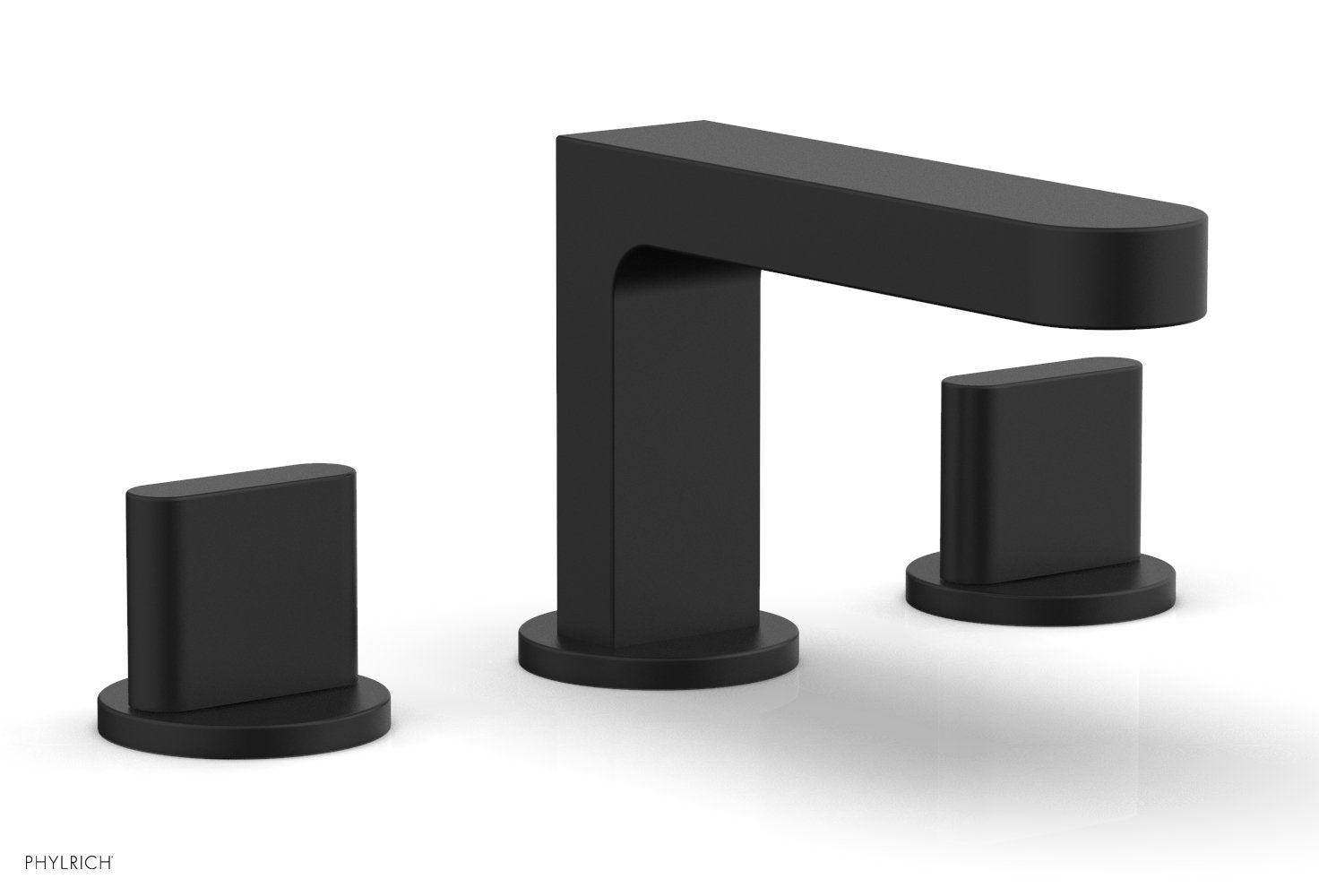 Phylrich ROND Widespread Faucet - Blade Handles Low Spout