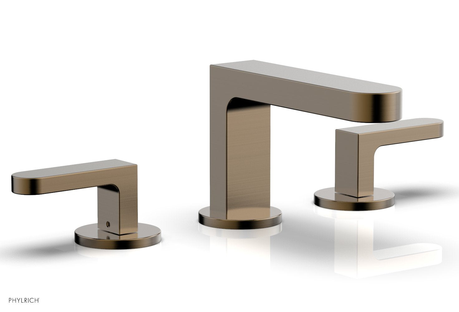 Phylrich ROND Widespread Faucet - Lever Handles Low Spout by Phylrich