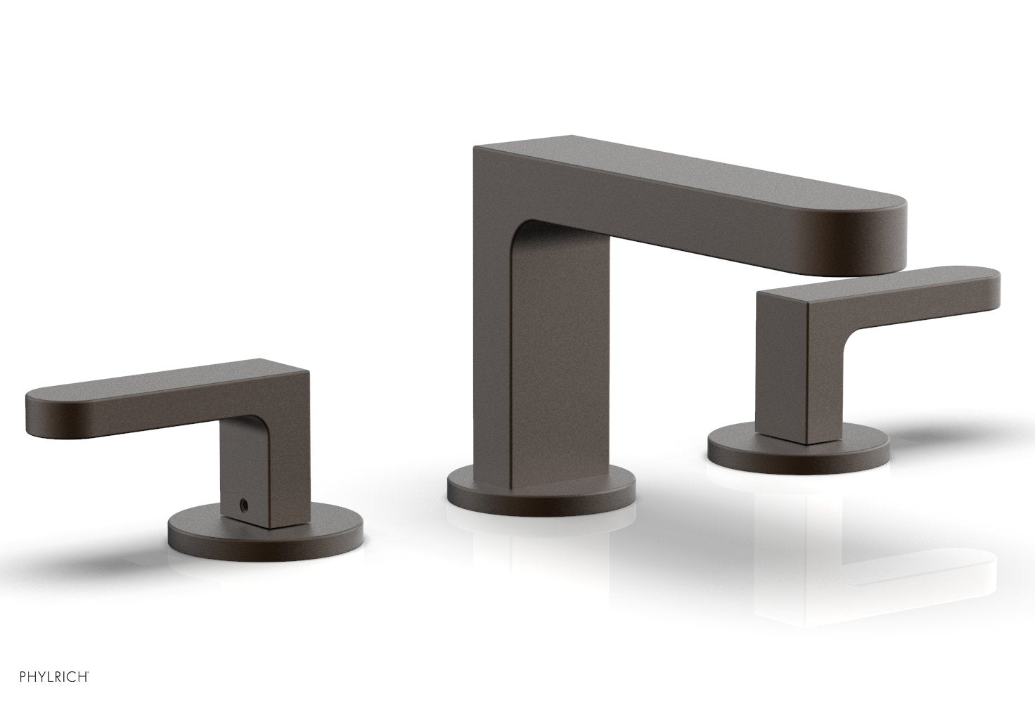 Phylrich ROND Widespread Faucet - Lever Handles Low Spout by Phylrich