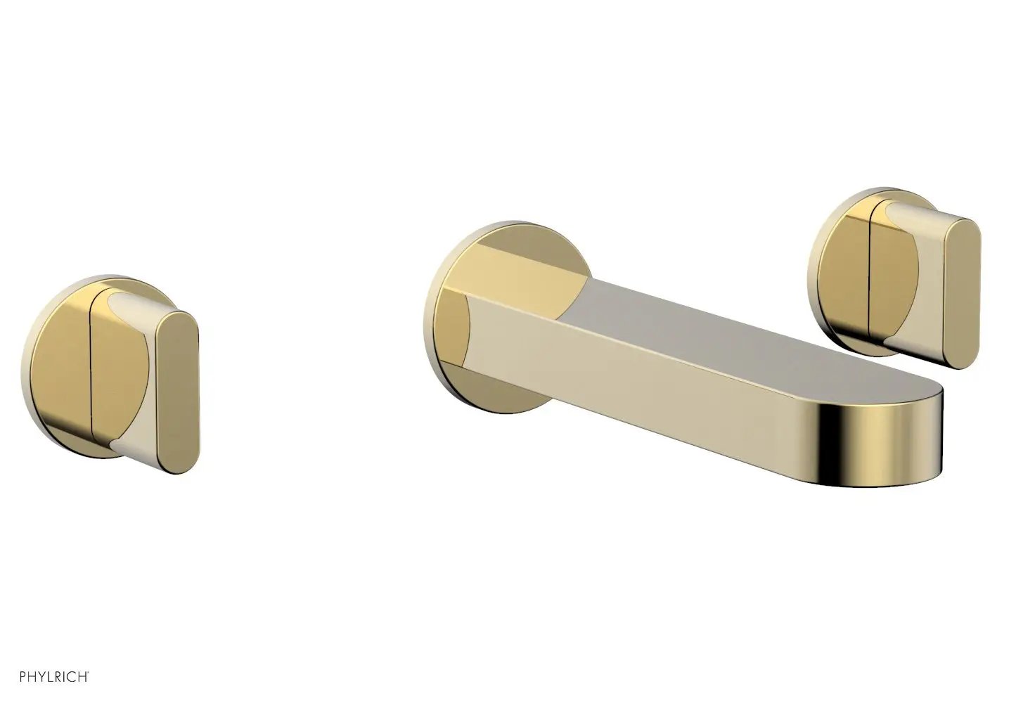 Phylrich ROND Wall Lavatory Set - Blade Handles by Phylrich