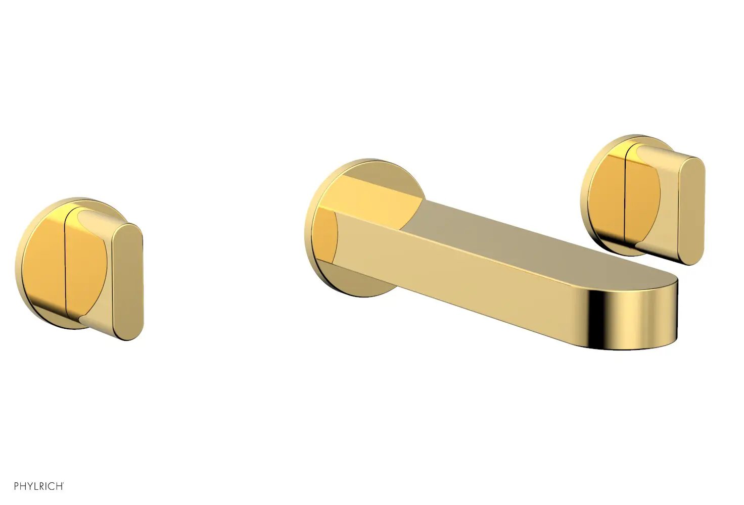 Phylrich ROND Wall Lavatory Set - Blade Handles by Phylrich
