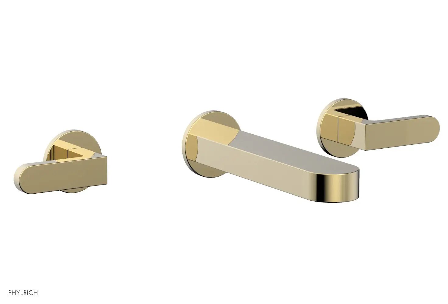 Phylrich ROND Wall Lavatory Set - Lever Handles by Phylrich