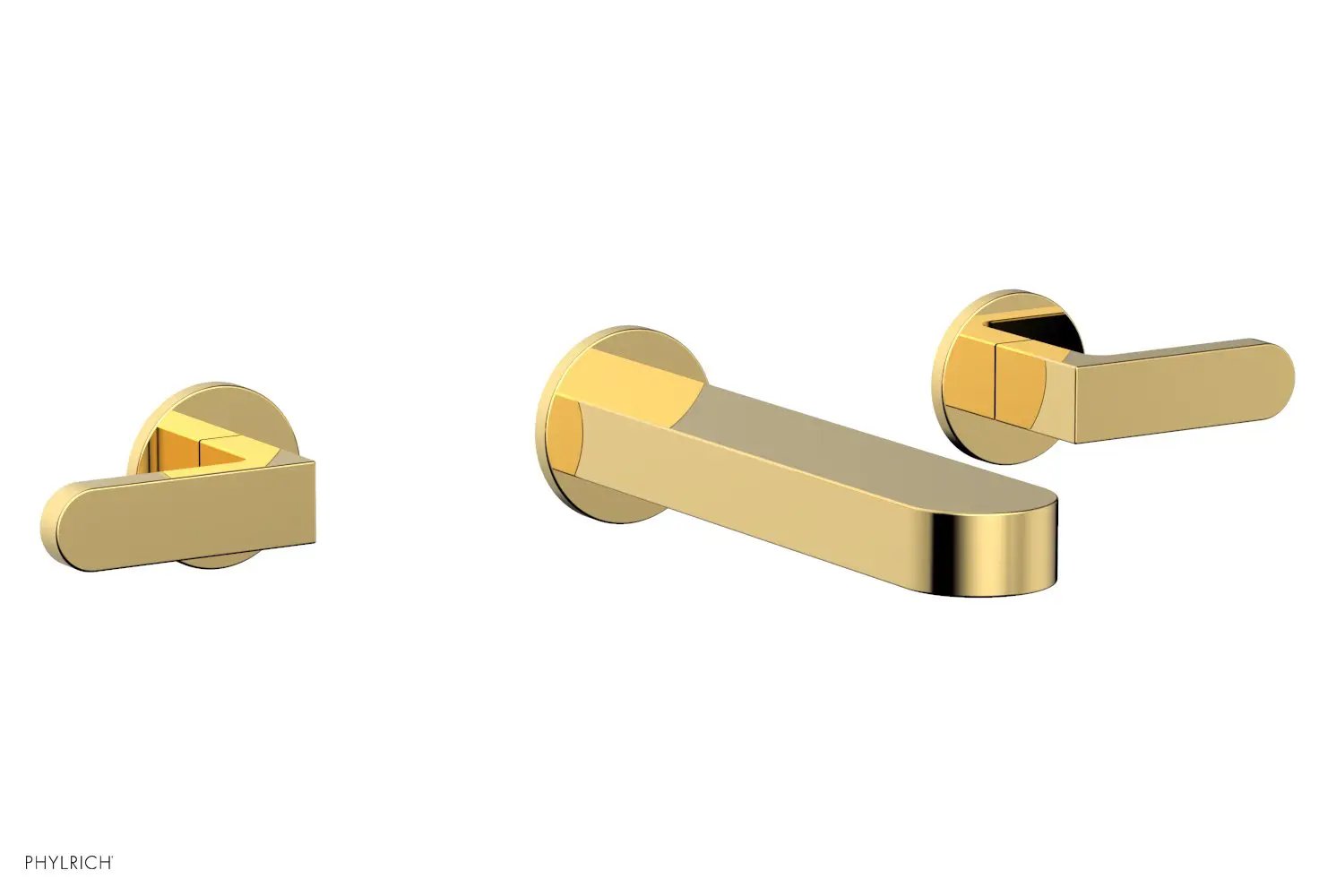 Phylrich ROND Wall Lavatory Set - Lever Handles by Phylrich