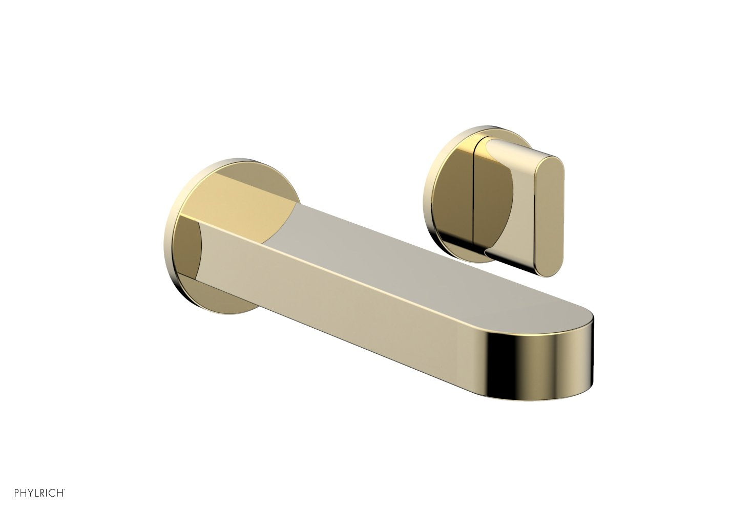 Phylrich ROND Single Handle Wall Lavatory Set - Blade Handles