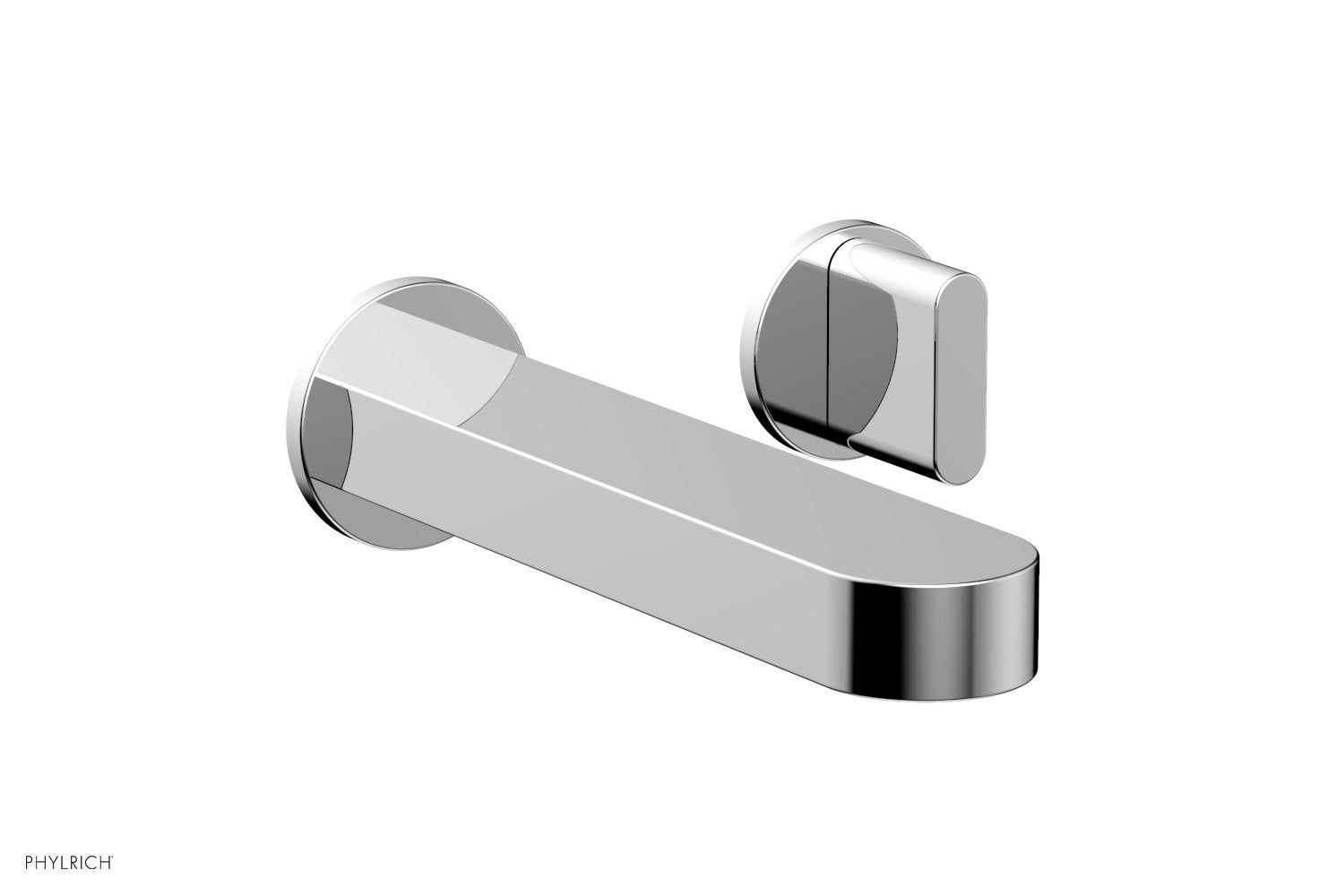 polished chrome lavatory set