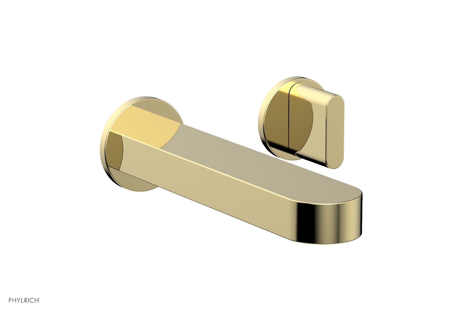 Phylrich ROND Single Handle Wall Lavatory Set - Blade Handles by Phylrich