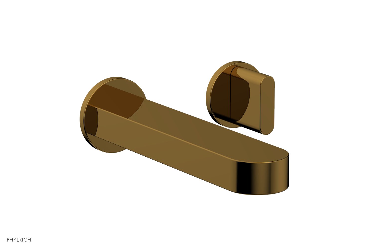 Phylrich ROND Single Handle Wall Lavatory Set - Blade Handles by Phylrich