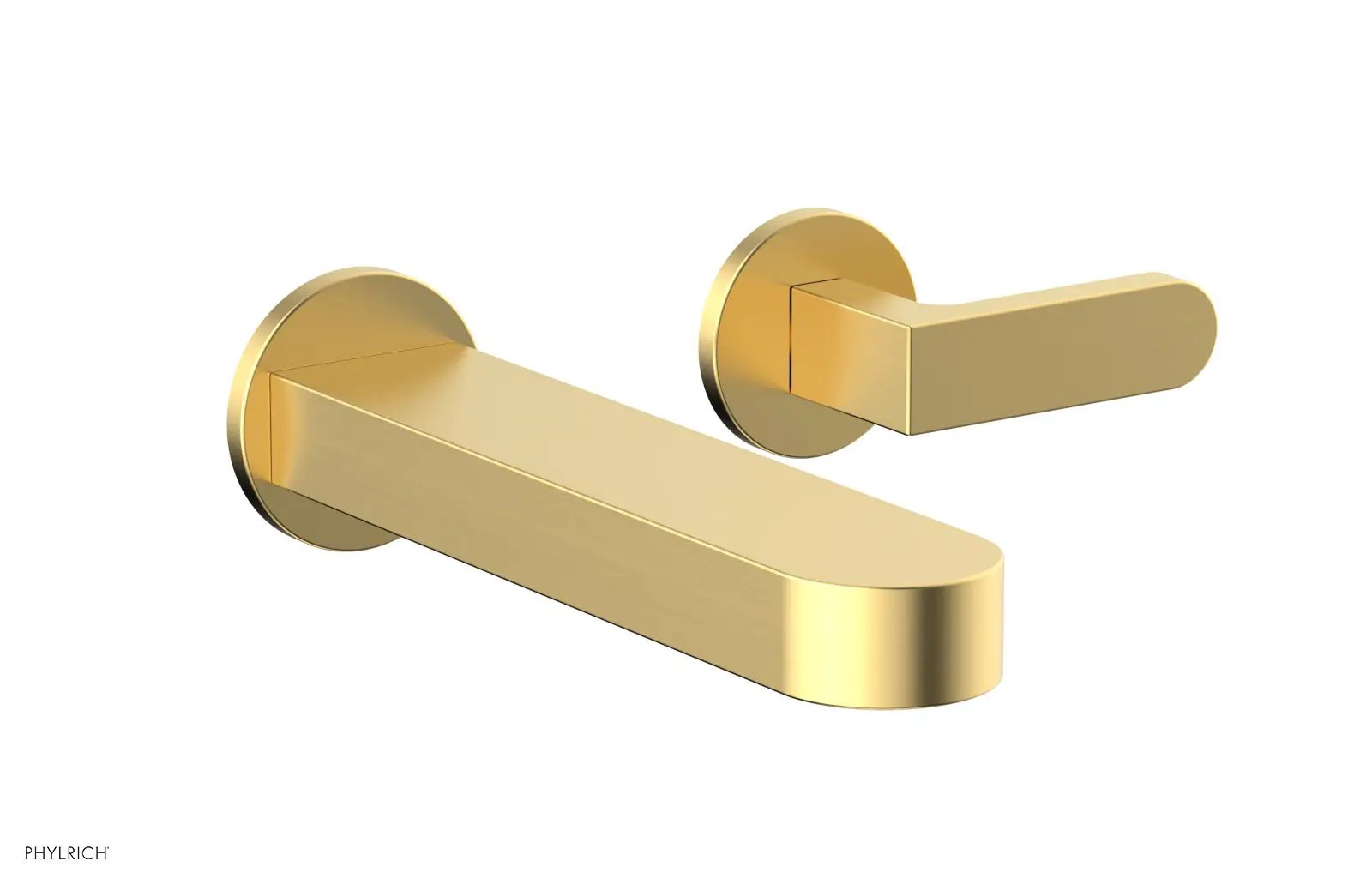 Phylrich ROND Single Handle Wall Lavatory Set - Lever Handles by Phylrich