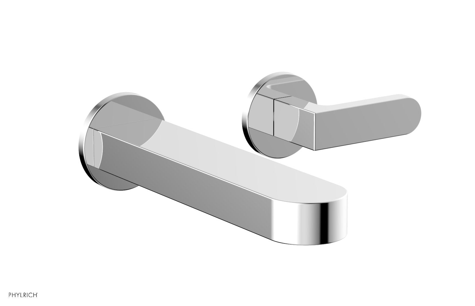 polished chrome lavatory set