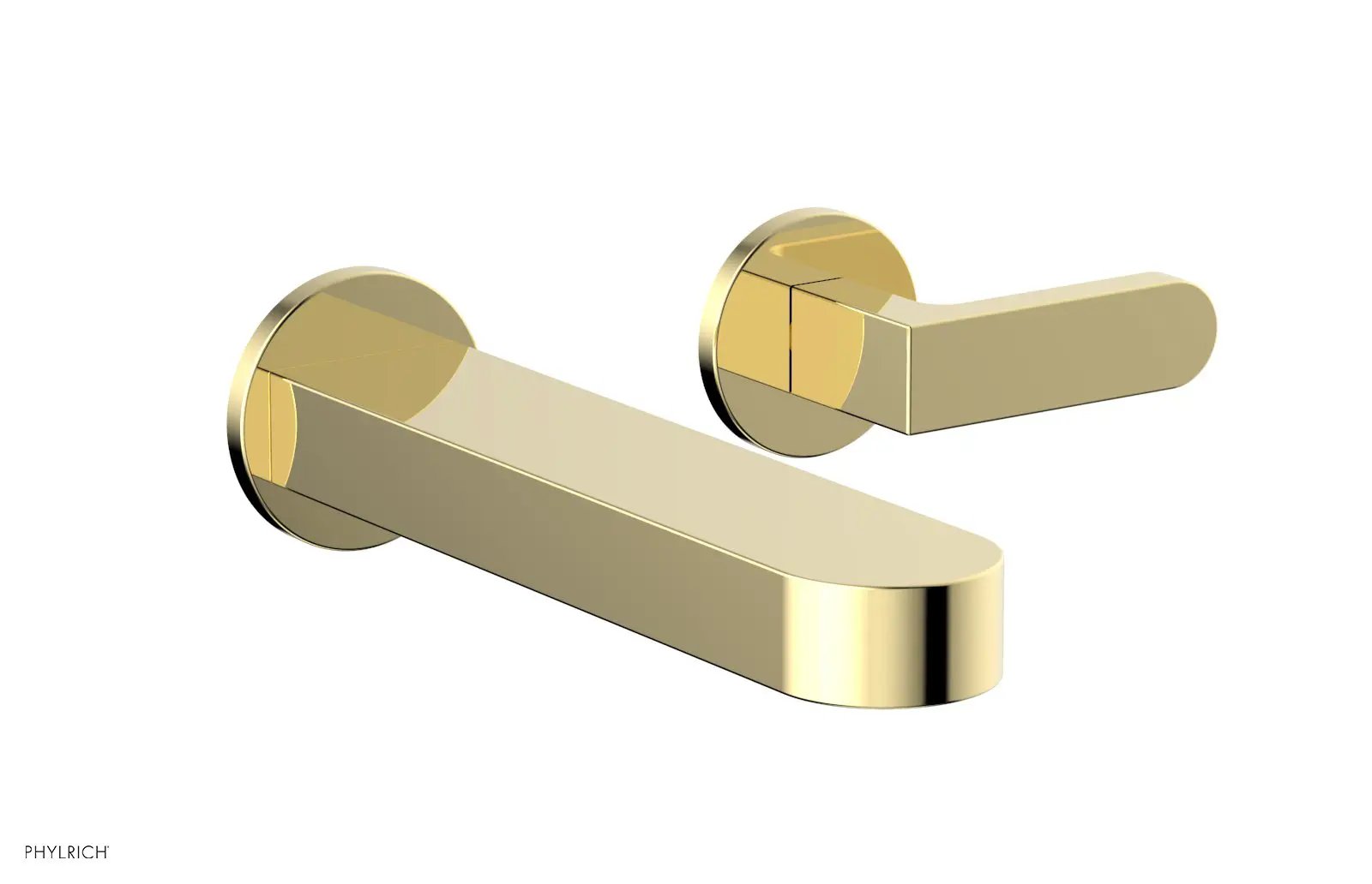 Phylrich ROND Single Handle Wall Lavatory Set - Lever Handles by Phylrich