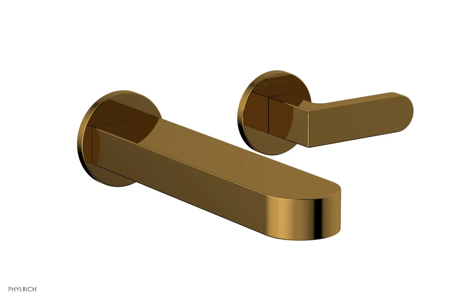 Phylrich ROND Single Handle Wall Lavatory Set - Lever Handles by Phylrich