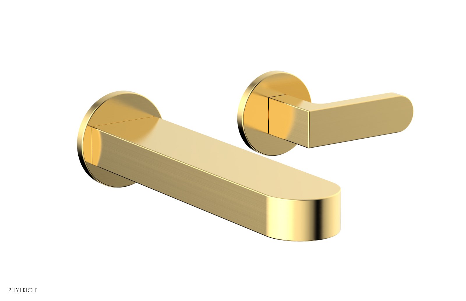 Phylrich ROND Single Handle Wall Lavatory Set - Lever Handles by Phylrich