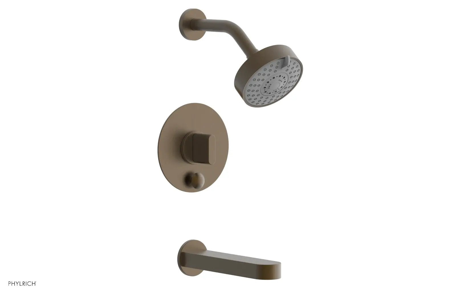 Phylrich ROND Pressure Balance Tub and Shower Set - Blade Handle by Phylrich