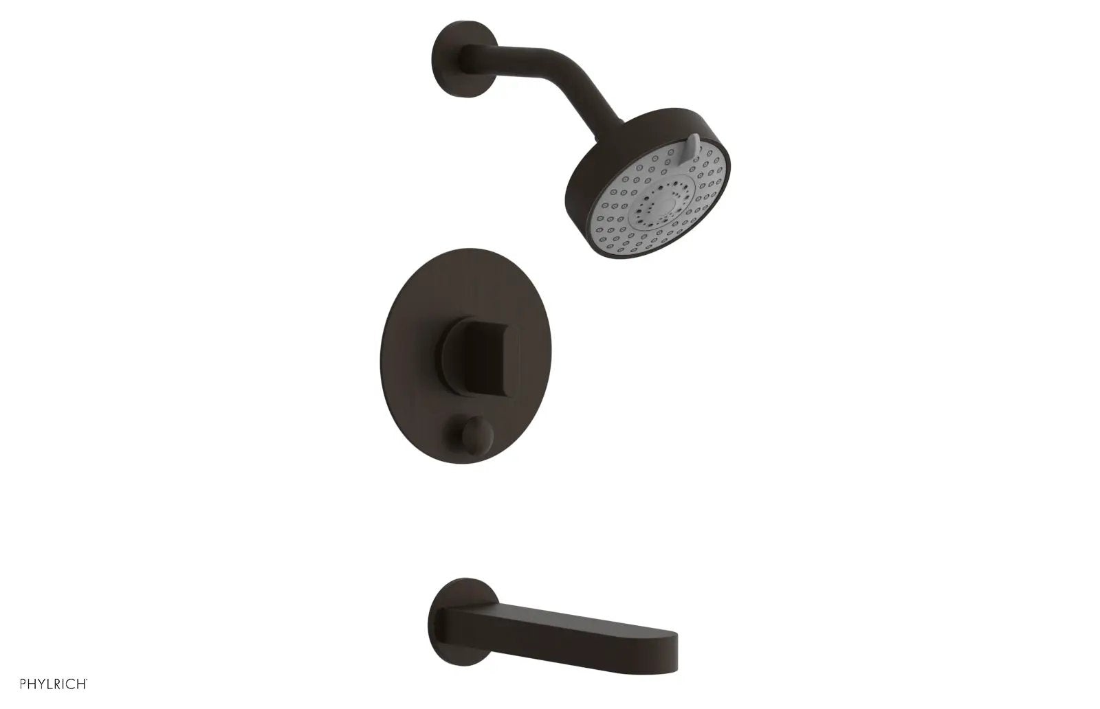 Phylrich ROND Pressure Balance Tub and Shower Set - Blade Handle by Phylrich